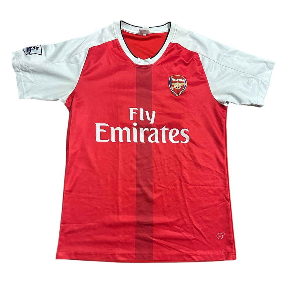 Arsenal soccer club jersey. Worn, in good condition.